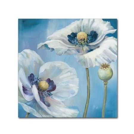 Trademark Fine Art Lisa Audit 'Blue Dance II' Canvas Art, 24x24 WAP0248-C2424GG